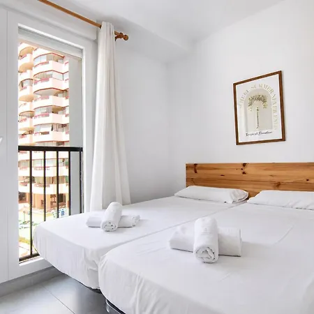 公寓 Riurau 1ª Linea Calpe-playa Ii
